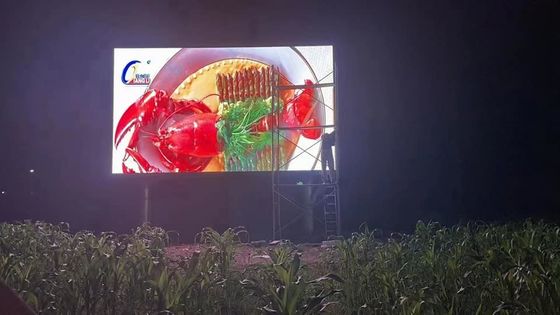 SCX LED P10 Écran d'affichage LED plein couleur extérieur pour la publicité à haute luminosité et longue durée de vie