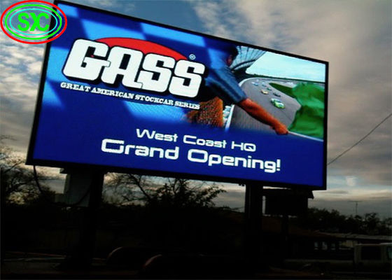 Panneau d'affichage LED extérieur P10 extérieur, pas de 10 mm, luminosité 5000 cd/m2