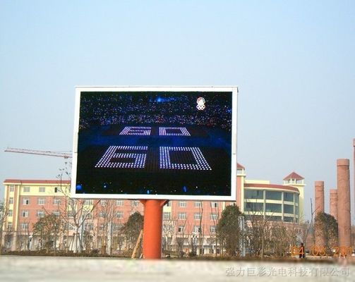 Affichage LED plein couleur extérieur personnalisable pour la publicité avec réglage de la luminosité et des réglages de couleur pour un affichage optimal