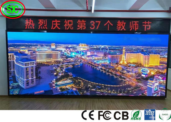 IECEE Affichage LED couleur entière intérieure 250W/M2 P3 P4 P5 P6 SASO écran LED couleur entière