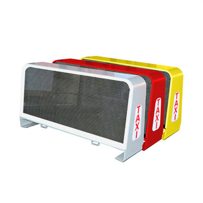 Affichage de panneaux LED extérieurs de voiture de 96*32 cm avec lumières LED personnalisables et norme CE/ROHS/FCC/ISO2001
