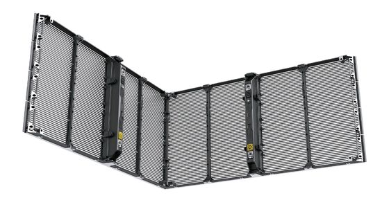 Vidéo en couleur HD Full Color Advertising Led Screen G3.91-7.82 Vitre de fenêtre intérieure Affichage LED transparent