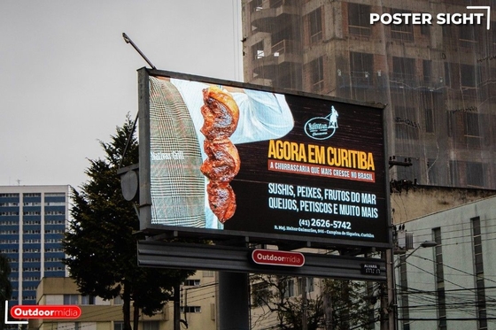 Affichage LED plein couleur extérieur SCX avec cadre durable et production automatique avancée pour une fiabilité élevée