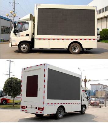 Écran LED plein couleur extérieur étanche à l'eau Panneau vidéo de camion publicitaire mobile