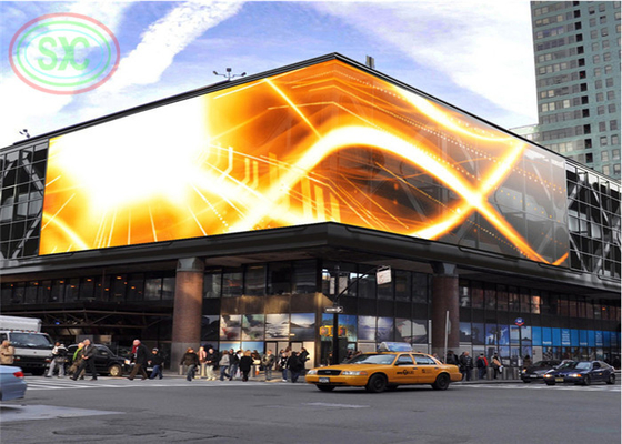 Panneau LED géant extérieur réglable en angle personnaliser panneau LED au centre-ville