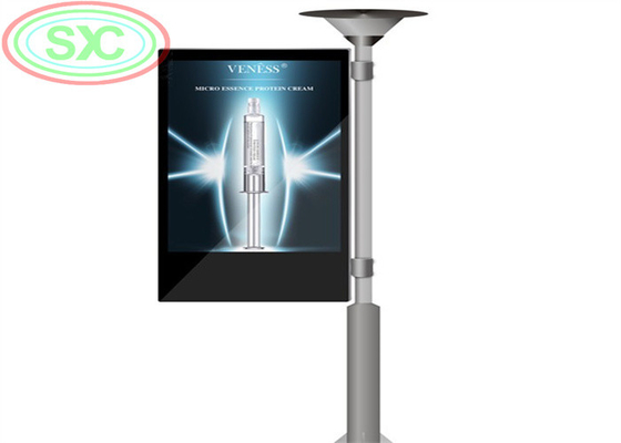Panneau LED à deux côtés à distance de vision de panneau publicitaire à LED de 6 mètres
