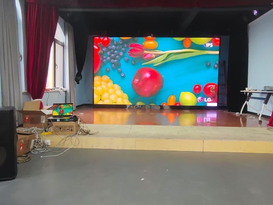 Affichage LED à couleur complète pour installation murale et entretien facile