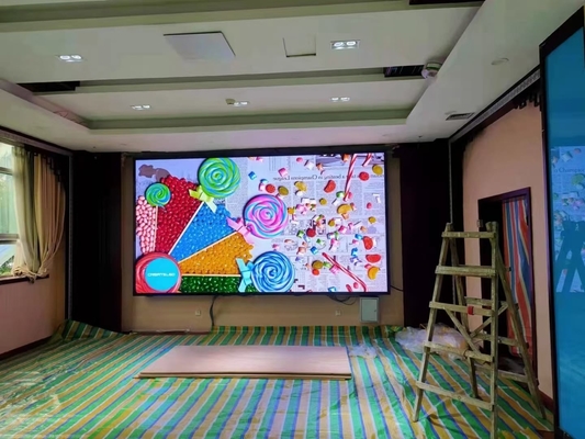 Panneau d'affichage d'intérieur de l'affichage d'écran de LED P3 LED pour annoncer l'affichage vidéo de location de contexte d'étape