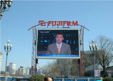 P10 Outdoor IP65 Accrochage LED vidéo murale Panneaux d'affichage publicitaire 10 mm Pixels