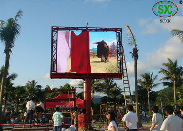 Installation fixe P4 étanche à l'eau SMD extérieur en couleur complète 960*960MM Affichage LED Écran publicitaire