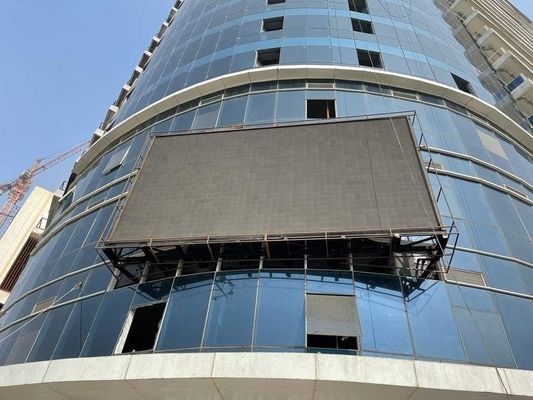 Écran mené extérieur visuel mené extérieur mené d'intense luminosité de panneau d'affichage de publicité d'armoire de fer du mur P8 960x960mm de l'affichage P8