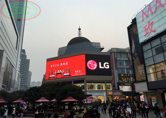 Bon prix Panneau d'affichage extérieur du système asynchrone polychrome P 6 LED pour la publicité de mails en ligne