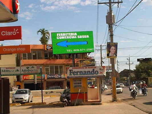 P6 IP65 imperméable extérieur a fixé l'écran d'affichage numérique de la publicité de /Outdoor LED de panneau d'affichage d'affichage à LED d'installation
