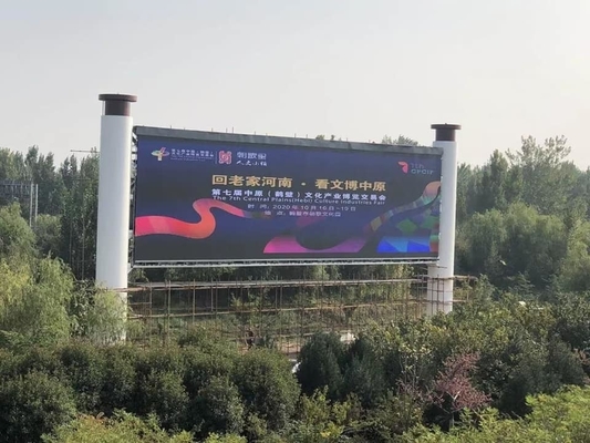 L'éclat de la taille SMD3535 a mené annoncer la publicité d'écran extérieurs que polychromes fixes installent le panneau d'affichage de P10 P8 P6 P5 LED