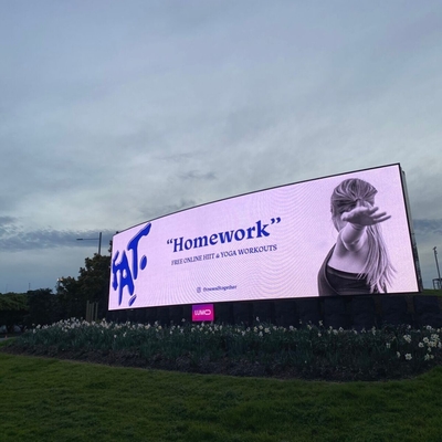 Affichage LED plein couleur extérieur pour la publicité et les événements SCX LED P8 P10 P5 P6 Écran LED extérieur d'installation fixe