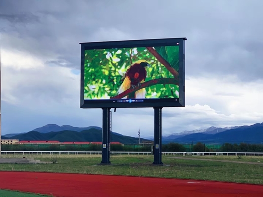 le panneau d'affichage de publicité extérieur de 90 degrés P6 a mené l'armoire imperméable d'installation fixe d'armoire de l'affichage 960x960mm