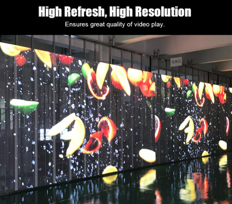 Écran LED transparent vidéo extérieur P7.8-7.8, luminosité 4500Cd 4G, affichage extérieur LED WI-FI
