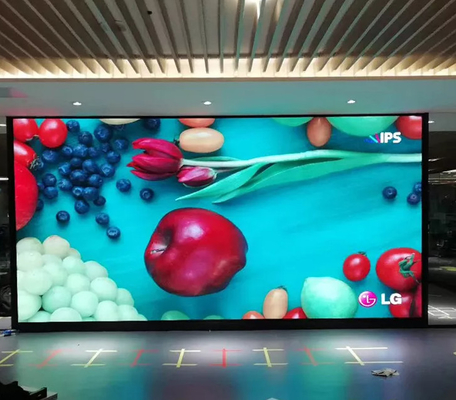 Écran LED intérieur P2 HD en aluminium 640*640 Armoires 3840Hz Rafraîchissez l'écran extérieur à LED