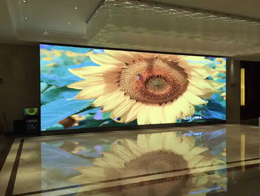 Écran LED intérieur P2 HD en aluminium 640*640 Armoires 3840Hz Rafraîchissez l'écran extérieur à LED