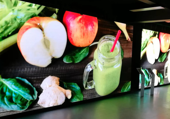 P2.5 Location d'un écran LED publicitaire intérieur fixe HD 3840 Hz IP43
