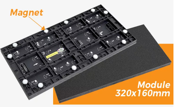 IP43 Intérieur P2.5 Écran LED haute définition GOB Couleur complète 2200CD/m2 Écran LED lumineux intérieur