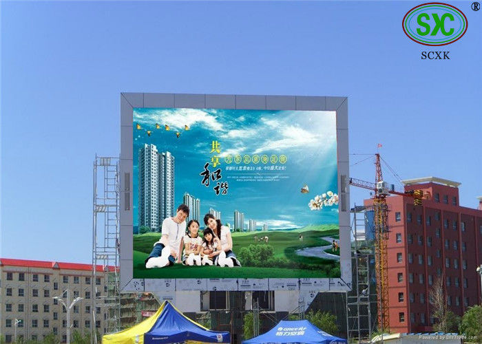 Affichage LED plein couleur extérieur Panneau d'affichage LED imperméable à l'eau SMD P6 Panneau publicitaire LED