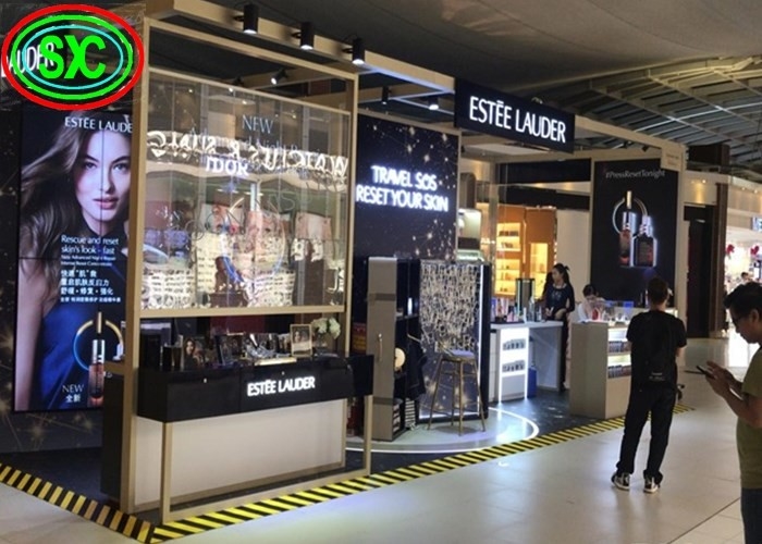 HD Intérieur Extérieur p3.91-7.82 Couleur complète imperméable à l'eau Maillage de haute luminosité Écrans LED transparents