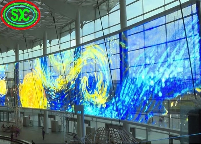 Écran LED transparent à couleur complète à l'intérieur SMD1921 500 mm X1000 mm