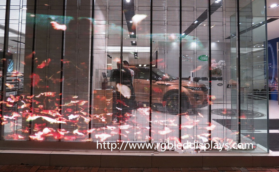 Publicité dans les vitrines P3.91-7.82 Pantalla Écran LED transparent