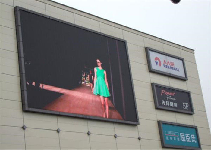 Accrocher à l'extérieur de la publicité en couleur LED Billboard P10 Shopping Market Video Wall