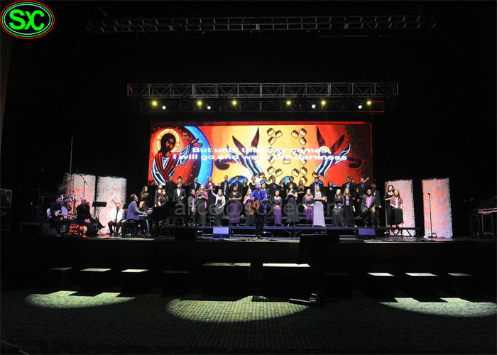 les pixels menés d'intérieur de l'affichage de fond d'étape/3.91mm ont mené l'affichage polychrome