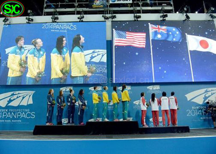 P5 imperméabilisent l'écran de visualisation mené polychrome de location mené programmable de temps de panneau visuel