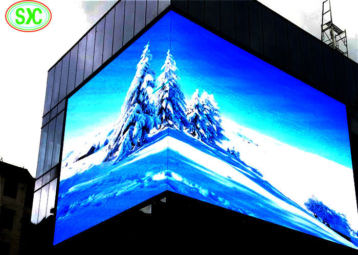160,000 points / mètre carré Publicité LED en aluminium à moulage sous pression Écran de panneau d'affichage en acier