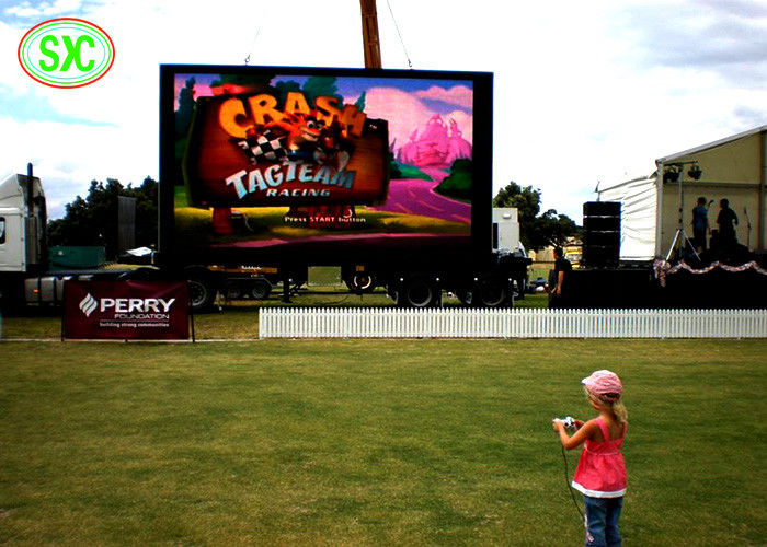 Écran d'affichage LED résistant à l'eau à couleur RGB IP65 avec taille personnalisée pour la publicité extérieure