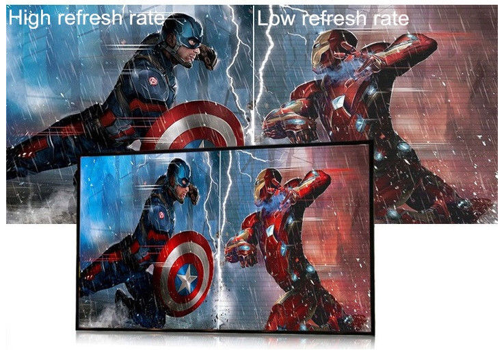 COB Intérieur P2 Écran à LED haute luminosité 1500 nits 3840Hz contrôle 4G fonte sous pression en aluminium