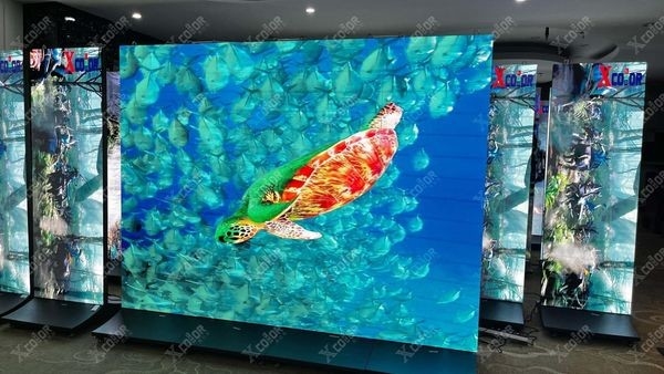 P8 LED Mur vidéo imperméable à l'eau HD Pas de tache Affichage d'arrière-plan réglable