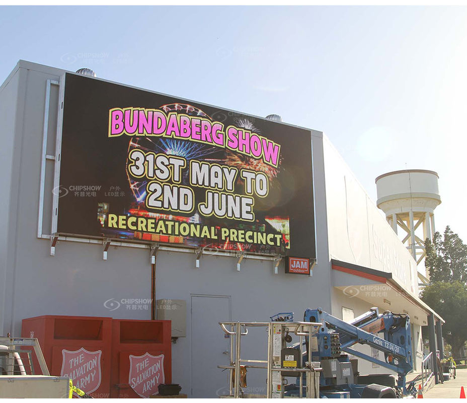 Écran LED couleur extérieur P10, pas de pixel de 10 mm, IP65