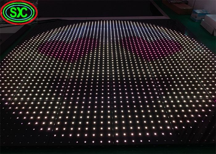 Écran de sol de danse LED RVB 4,81 mm Pixel SMD3535 500x500 mm