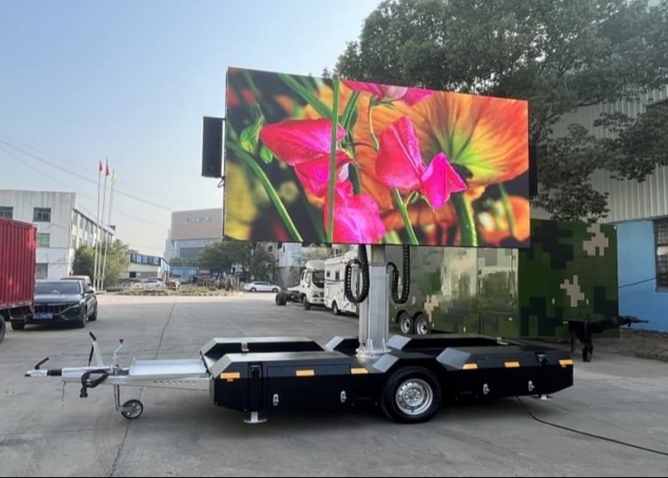 Écran d'affichage LED pour camion mobile P3 avec installation sur camion et fréquence de rafraîchissement élevée