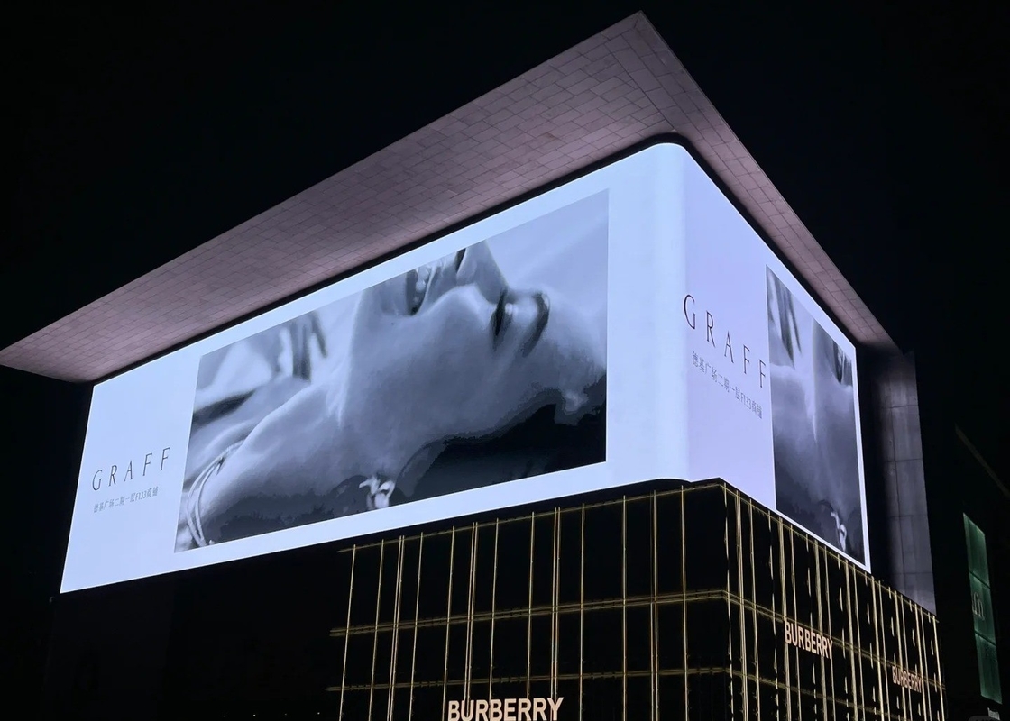 Installation de location de moulage sous pression Aluminium publicité extérieure affichage LED P31.25 haute luminosité