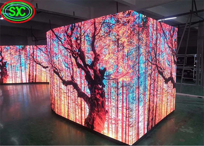 Écran de location LED SMD haute luminosité avec armoire en acier, 40 000 points/m2