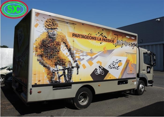 Affichage graphique Affichage LED de camion mobile avec 2727 taille de lampe et 320x160mm taille du module