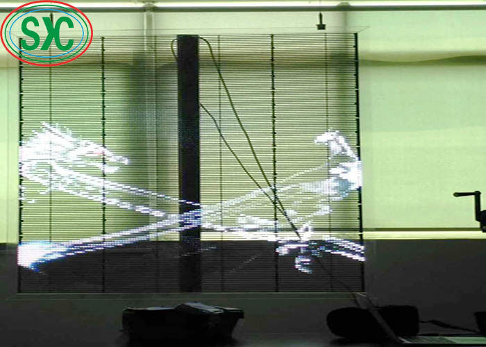 Affichage transparent à couleur complète de haute luminosité SMD2525 IP54 Longue durée de vie