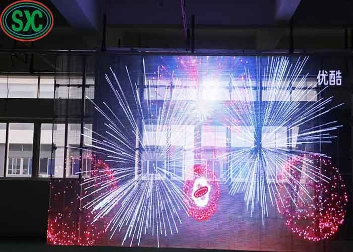 Écran LED transparent intérieur hautement stable avec conception de panneau ultra-mince résistant aux intempéries