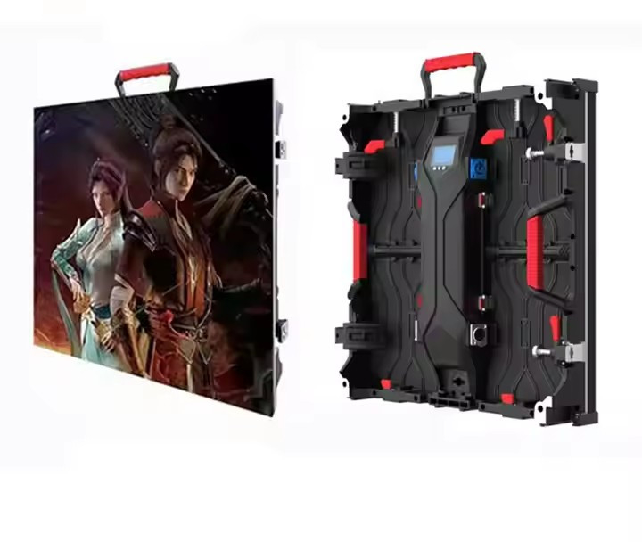 Écran de location Ultra HD programmable P7.62 RGB Intérieur Affichage LED couleur complète 1/8 Mode d'analyse