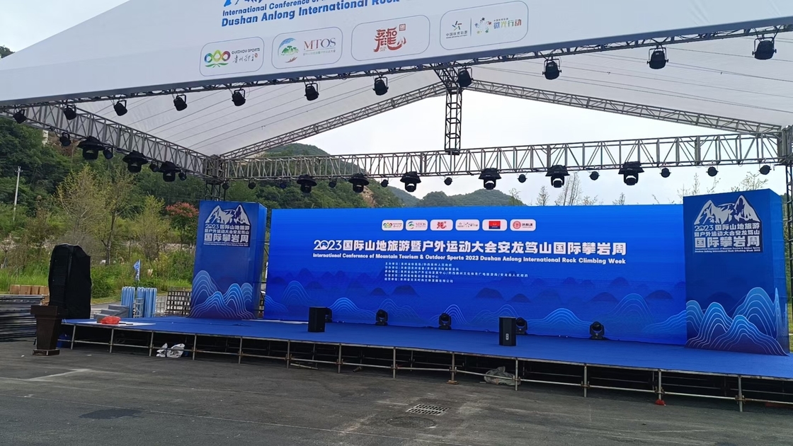 SMD2727 Publicité extérieure Full Color LED Rental Screen Casse en fer/acier