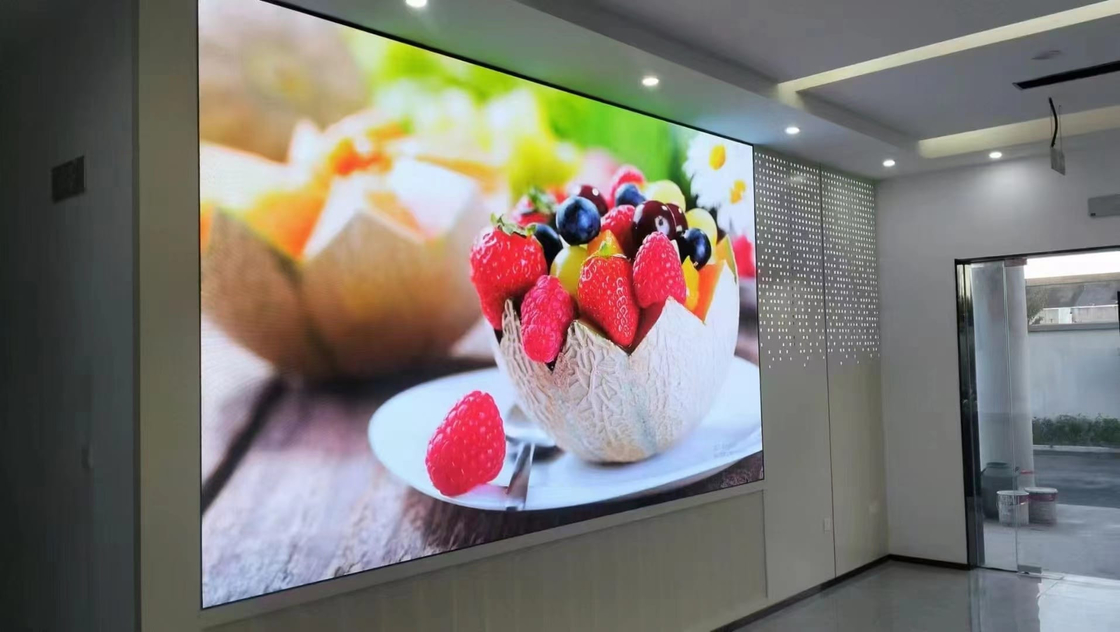 P2 Affichage LED couleur entière intérieure 512x512 mm Panneau en aluminium à moulage sous pression Écran mural vidéo LED haute résolution
