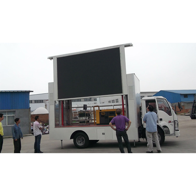 Affichage LED mobile de camion monté sur un camion avec une durée moyenne de 1000 heures sans panne et une couleur complète du tube à puce