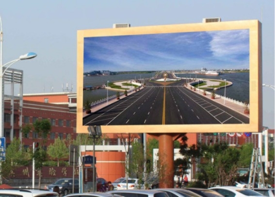 Écran publicitaire fixe/location boîte en fer Écran LED extérieur, vitres à haute fréquence de rafraîchissement