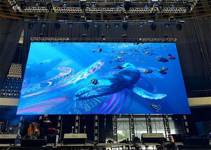 Grand écran de location P1.667 Affichage LED HD RGB intérieur, boîte en aluminium 400x300 mm